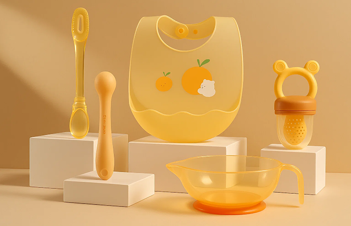 Gentle Silicone  Feeding Set