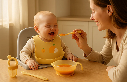 Gentle Silicone  Feeding Set